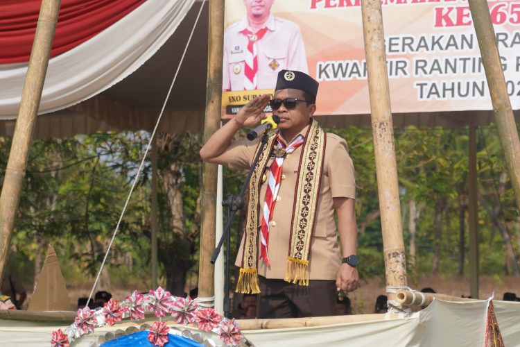 Bupati Pringsewu Pimpin Upacara Hari Pramuka Ke-65