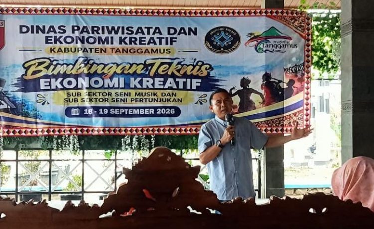 Bimtek Ekonomi Kreatif Tanggamus Ditutup, Marhasan Samba Dorong Kolaborasi dan Keberlanjutan