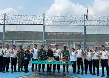Lapas Way Kanan Lakukan Razia Gabungan dan Tes Urine Bagi Petugas dan Warga Binaan Lapas Way Kanan