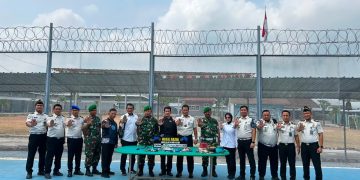 Lapas Way Kanan Lakukan Razia Gabungan dan Tes Urine Bagi Petugas dan Warga Binaan Lapas Way Kanan