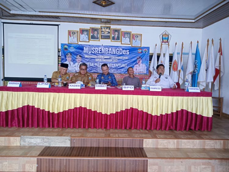 Musrenbangdes Merak Belantung 2027 Pemerintah Menghimbau Tetap Menjaga Kebersihan