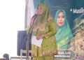 Wabup Pringsewu Hadiri Pengajian Triwulan Muslimat Handlatul Ulama