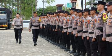 Amankan Pilkakon Serentak 2026, Polres Pringsewu Kerahkan 291 Personel, Gandeng TNI hingga Linmas