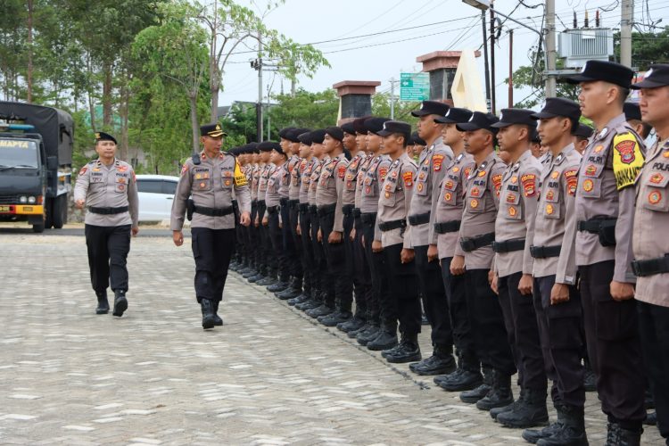 Amankan Pilkakon Serentak 2026, Polres Pringsewu Kerahkan 291 Personel, Gandeng TNI hingga Linmas
